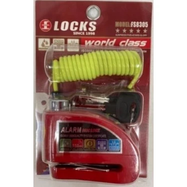 Espada World Class Locks 110 Db Kırmızı Alarmlı Disk
