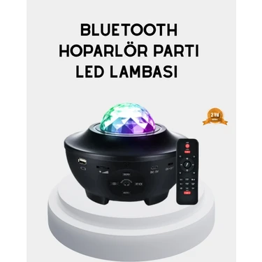 Kaia Life LED Yıldızlı Projektör Galaxy Modlu Renk ve Parlaklık Ayarlı Gece