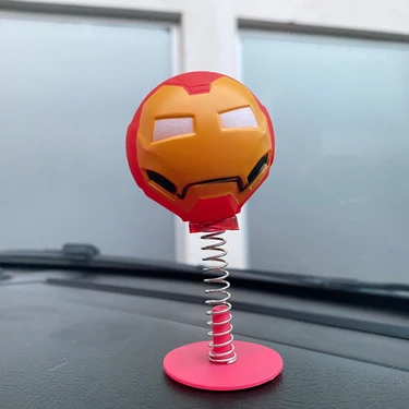 MidasTech Iron Man Sallanan Kafa Zıp Zıp Marvel Lisanslı