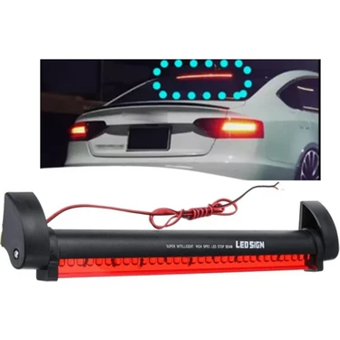 Çakar Modüllü 20 Modlu 48 Ledli Arka Cam 3.stop Lambası