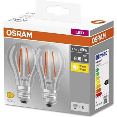 Osram 7-60W Sarı Işık E27 Ampül