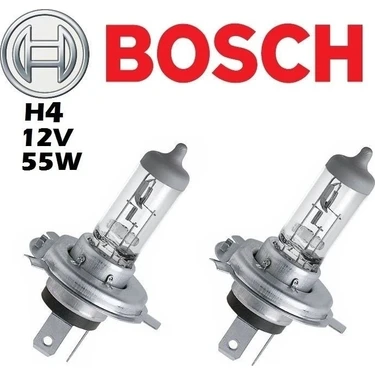 Bosch H4 12V 60/55W Far Ampul 2 Adet