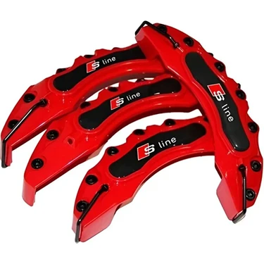 Life Tuning Audi Uyumlu Sline Brembo Kırmızı Kaliper Kapağı 4 Parça Ön Arka