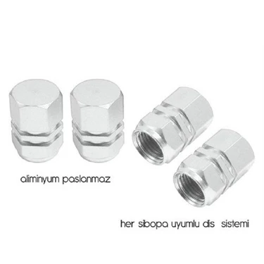 Süslen Oto Sibop Kapağı Metal Krom