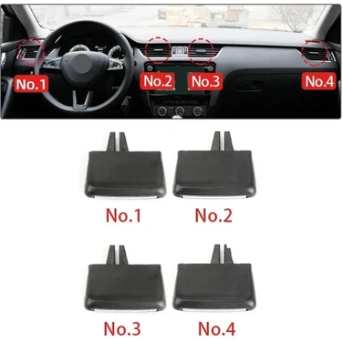 No:2 Orta Sol Skoda Octavia Havalandırma Yönlendirme Klips