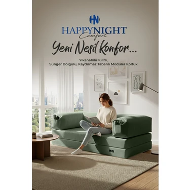 Happynight Comfort Sofya Aktivite Koltuğu | Oyun Koltuğu | Sünger Koltuk | Sinema
