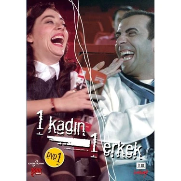 1 Kadın 1 Erkek DVD 1 (Double) 1-8. Bölümler Demet Evgar ve Emre Karayel ile Türkçe