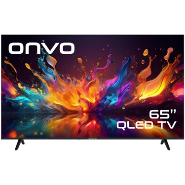 Onvo 65VQ90F3UA 65'' 165 Ekran Uydu Alıcılı 4K Ultra HD  Google Smart QLED