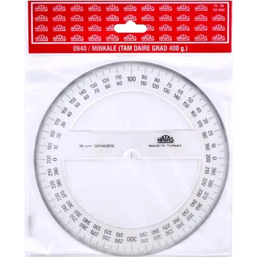 Hatas Plastik Minkale Tam Daire Grad (400 G)