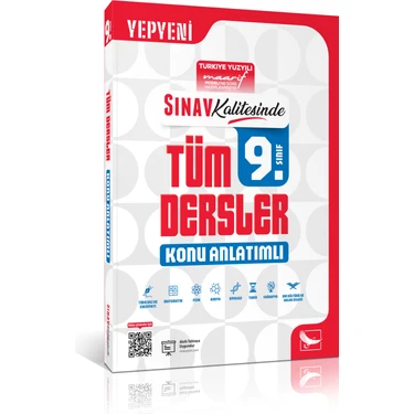 Sınav Yayınları 9. Sınıf Tüm Dersler Konu Anlatımlı Sınav Kalitesinde TYT - AYT