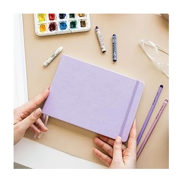 SHC4200 21X15 cm Sert Kapak 80 Yaprak 140 Gr. Eskiz Defteri - Sketch Book -