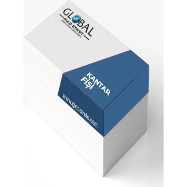 Global Rulo ve Etiket Global Kantar Fişi 6X17 3n (1000) Beyaz Veya Renkli 1