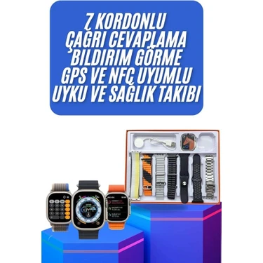 Twin Store Yeni Nesil Unısex 7 Kordonlu Çok Fonksiyonlu Nabız Ölçer Uyku ve Sağlık