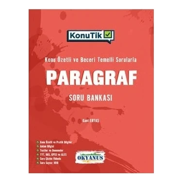 Okyanus Yayınları 9. Sınıf KonuTik Paragraf Soru