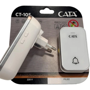 Cata Ct-105 Pilsiz 220v Enerjili Kumandalı Zil