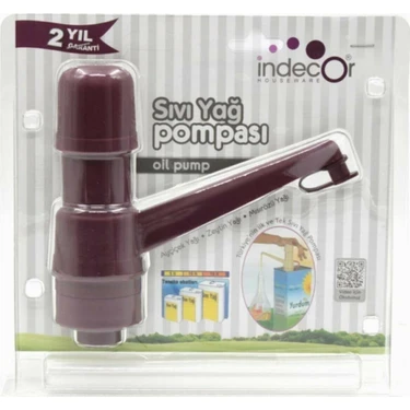 Indecor Pratik Sıvı Yağ Pompası Teneke