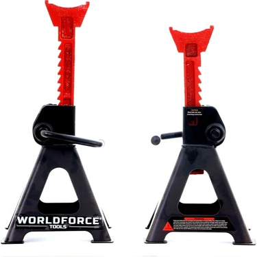 Worldforce 3 Ton Kriko Standı Araç Sehpası 2'li Set Araç Altı Sehpa