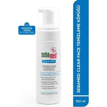Sebamed Clear Face Sivilceye Yatkın Yağlı Ciltler İçin Etkili Siyah Nokta Karşıtı Yüz Temizleme