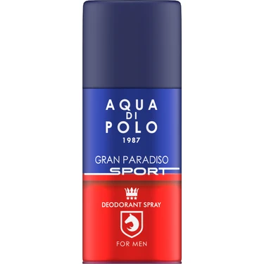 Aqua Di Polo 1987 Gran Paradiso Sport Spray Deodorant Parfüm 150 ml