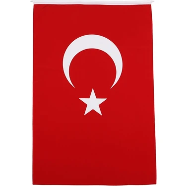 BAYRAKAL Türk Bayrağı Alpaka Kumaş 50 x 75