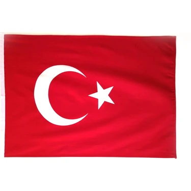 ZC Bayrak Türk Bayrağı Alpaka Kumaş Fabrikasyon Baskı 100 x 150