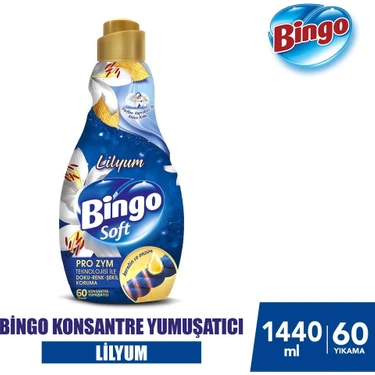 Bingo Konsantre Çamaşır Yumuşatıcısı Lilyum 1440