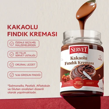 Servet Kakaolu Fındık Kreması