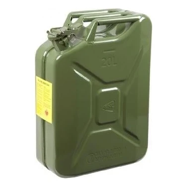 Knc 20 Lt Yeşil Metal Yakıt Bidonu