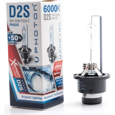Photon D2S 6000K +%50 Fazla Işık Oem