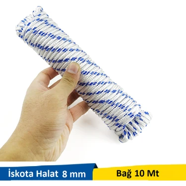 Kafenn Iskota Örgülü Halat 8 mm 10