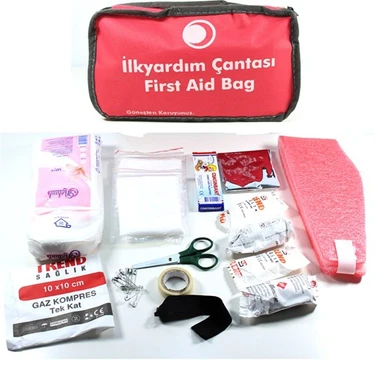 Biartt AUTOKIT İlk Yardım Çantası Araç Ev İş Yeri Acil Müdahale Çantası İlk Yardım