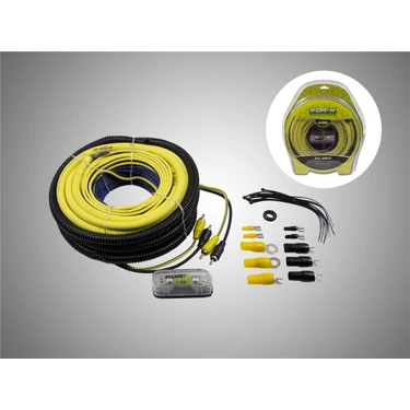 For-X 4ga Amfi Kablo Seti 14000W Güç Çıkışı ve 4 Kanal Profesyonel Ses Kalitesi