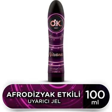 Okey Nirvana Uyarıcı Jel 100 ml Afrodisyak Özelliği ile Aile Planlaması
