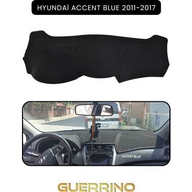 Hyundai Accent Blue 2011-2017TORPİDO Koruma Halısı Siyah