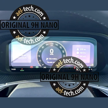 Ael-Tech Skoda Octavia Elite Uyumlu Dijital Gösterge 9h Nano Ekran Koruyucu