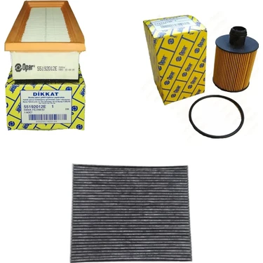 Opar Fiat Grande Punto- 1.3 Uyumlu Jtd Filtre Bakım Set