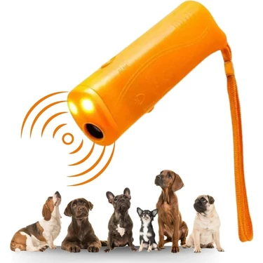 Pileli Store Ultrasonik Köpeksavar Köpek Kovucu Köpek Kornası Eğitim Cihazı