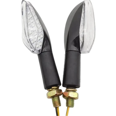 UniChrome Kırmızı Motorsiklet LED Işıklı Dönüş Sinyal Gösterge Işığı 2