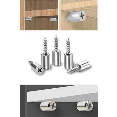 ® 30 Adet Dayanıklı Metal Raf Tutucu Raf