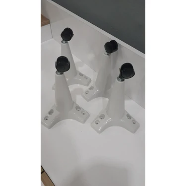 Tekerlekli  Sihirli Sehpa  Masa Ayağı  360 Derece Dönebilen  20 cm  4 Adet  Beyaz.