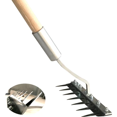 Timsah Çapa 24 cm Tırmıklı Ot Kesme ve Toplama El Çapası