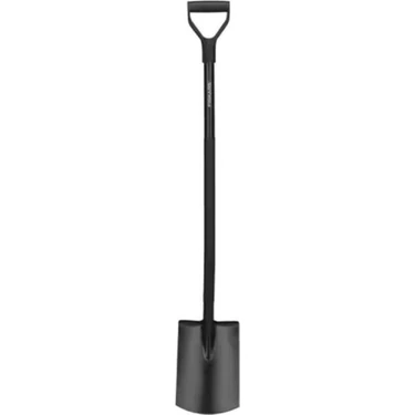 Fiskars 1004812 Ergonomik Bahçe Küreği Düz