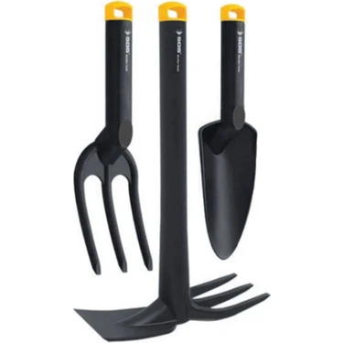 Sgs 3 Parça Bahçe Seti - Kürek Tırmık ve Çapa Set Plastik Bakım Seti ( SGS3120