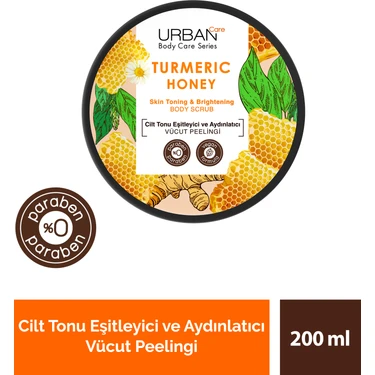 Urban Care Turmeric Honey Vücut Peelingi 200