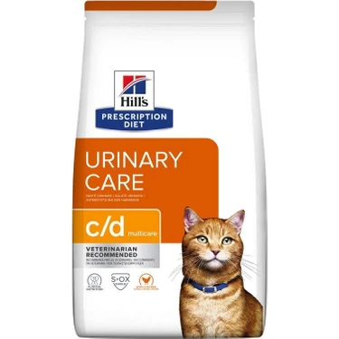 Hill's Feline C/d Multicare Tavuklu Üriner Sistem Sağlığı 3 kg Kediler İçin Özel