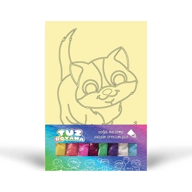 Kedi-1 Tuz Boyama