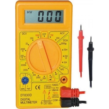 Technomax Dijital Avometre Multimetre Ölçü