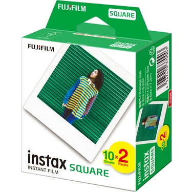 Fujifilm Instax Kare-Square Makineler İle Uyumlu 20'Li