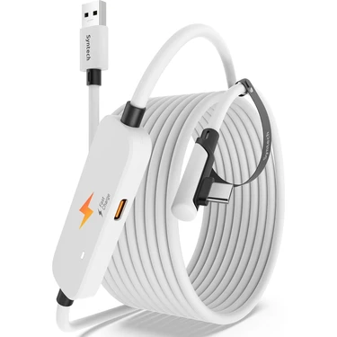 Syntech 3 M USB 3.0 Şarj ve Bağlantı Kablosu – Meta Quest 3s/quest 3/oculus Quest 2 Uyumlu, Ekstra