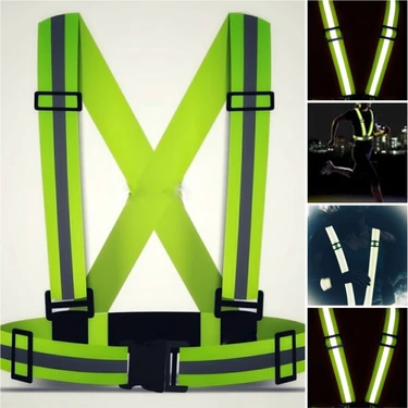 Vi Caro Motorsiklet Reflektörlü Yelek Ikaz Yeleği Scooter Reflekör Yelek Bisiklet Reflektör